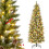Casart 6 FT Hinged Christmas Tree Pre-Lit Pencil Tree With 33 Natural Pine Cones 1