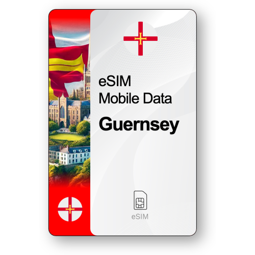 eSIM Internet Guernsey, ισχύει για 30 ημέρες, κίνηση Απεριόριστο