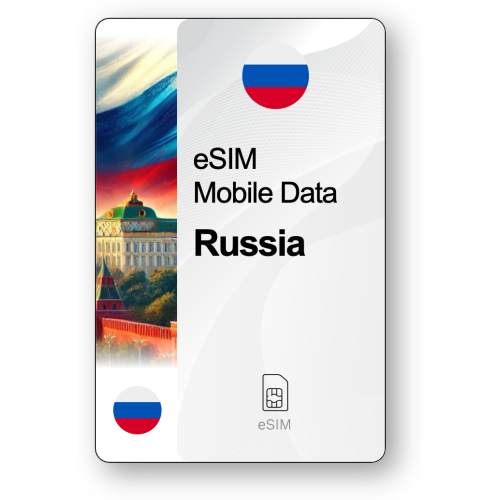 Internet eSIM Russie, valable 15 jours, trafic Illimité
