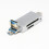 5 In 1 USB Type-C Micro USB Lesegerät Für Speicher OTG 9