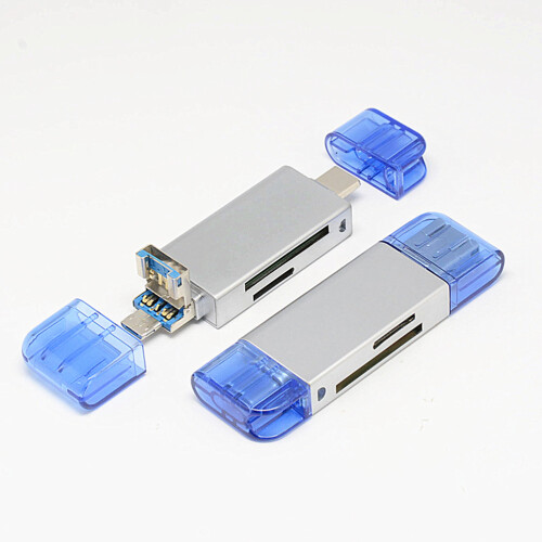 5 In 1 USB Type-C Micro USB Lesegerät Für Speicher OTG 2
