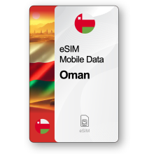 Internet eSIM Oman, valable 30 jours, trafic 5 GB