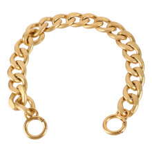 Women Handtasche Kette Retro Kupfer Gurtband