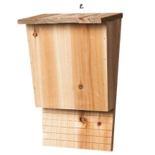 Bat House Wooden Box Double Chamber Weatherproof Handmade Outdoor Garden