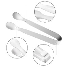 6 Pièces Pince Acier Inoxydable 304 Pour Glace Sucre