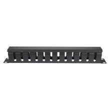Server Rack Wire Management System Metall 12-Slot