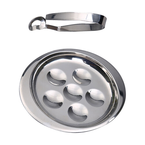 2 Piezas Para Caracoles Acero Inoxidable
