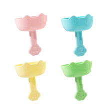 Lot de 4 supports de crème glacée en forme de chat,