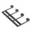 Notenheftklammer, Metall, tragbar, 9