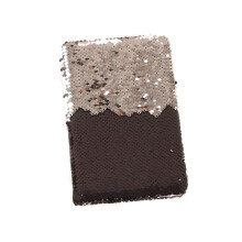 Personalisiertes Schwarzes Sequin Journal Für Reise Und