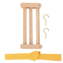 1 Set Holz-Strickgarnhalter Gürtelschlaufe Garnablage Halter