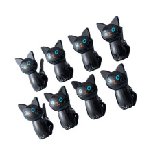 Packung mit 8 multifunktionalen Clips, praktische-Schwarz