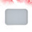 Bambusfaser Tablett Dessertteller Snack Schale M Grau 10