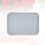 Bambusfaser Tablett Dessertteller Snack Schale M Grau 5