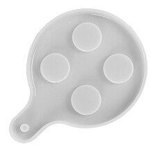 1St Kristall-Epoxid-Form Für DIY Tassen-Tablett Handgefertigt