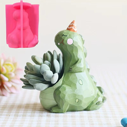 Dinosaurierförmige Blumentöpfe-Formen für Blumentöpfe, 1