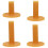 4 Slijtvaste Golf Tees Met Golfbalhouder 3