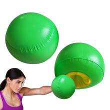 Inflatable Boxing Gloves, PVC Boxing Gloves, Training Gloves, 1 Pair for Men and Adults, Birthday Green