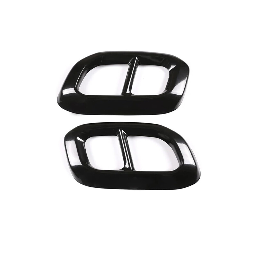 2Pcs Stainless Steel Car Exhaust Tip Dual Muffler Sporty Tailpipe Upgrade For Mercedes Glc Gle Gls W167 X253 X167 2020 Style B 9119770029652