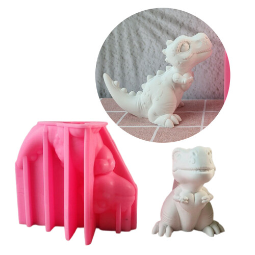 Dinosaurier-Silikonformen, Ornamente, Desktops, dekorative 1