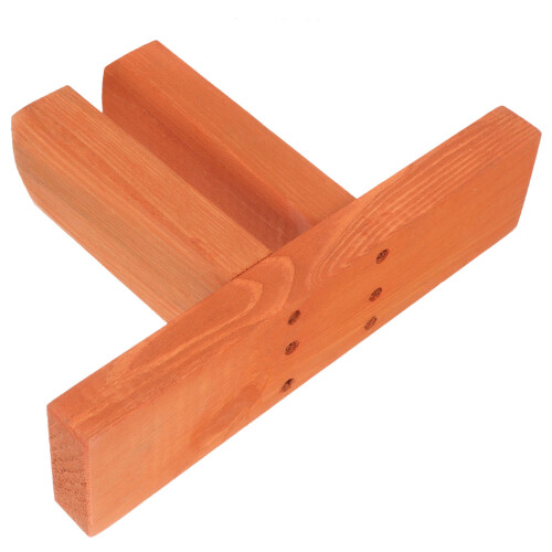 Accessoire Base Clôture En Bois Orange Pour Usage DIY Extérieur 2