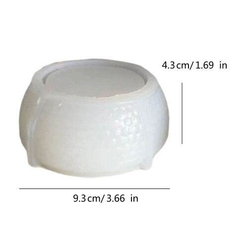Webkorb, Blumentöpfe, Vasen, Beton, Silikonform, Heimdekoration 2