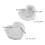 Blumentöpfe Silikonform Herz Aufbewahrungsbox Gips Betonform 3