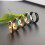 5Stk Ohrstecker Bunt Ohrhänger Modern 4