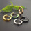 5Stk Ohrstecker Bunt Ohrhänger Modern 6