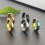5Stk Ohrstecker Bunt Ohrhänger Modern 5
