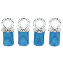 stücke 1in ATV Anker Kit Gummi Edelstahl Twist