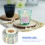 Stickers Avertissement Bougie Surface Lisse 9