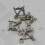 100 Bogen Und Anhänger Legierung Für Schmuck 8