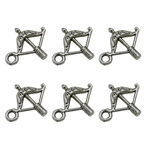 100 Bogen Und Anhänger Legierung Für Schmuck 2