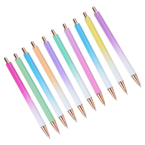 7/8/10Pcs Retractable Ballpoint Pen-Gradient new style 1