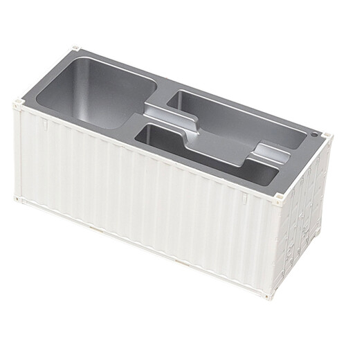 Pen Holder Name Card Holder Shipping Container Storage-White 1