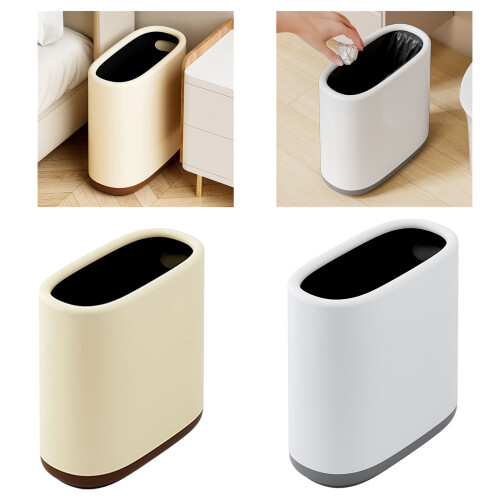 Push-Top-Badezimmer-Aufbewahrungseimer, Mülleimer für enge-2 2