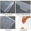 50 Pcs Clear Stamp Storage Bag Plastic-24x18cm horizontal s 5