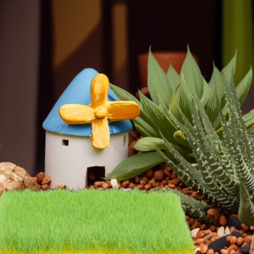 Simulated Grass Cluster Diy Miniature Static Model Artificial Plant 2