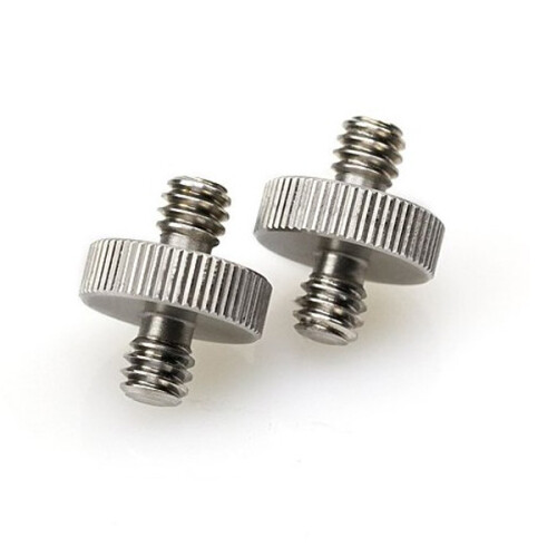 2 Pcs Camera Mount Adapter Tripod 1/4" Male To Conversion Screw For
