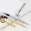 Counter Service Pen with Base Ballpoint Pen Reception Pen-Gold 7