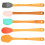 5 Silikon-Backset Cremespachtel Bambusgriffe Spachtel Backpinsel 5