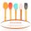 5 Silikon-Backset Cremespachtel Bambusgriffe Spachtel Backpinsel 11