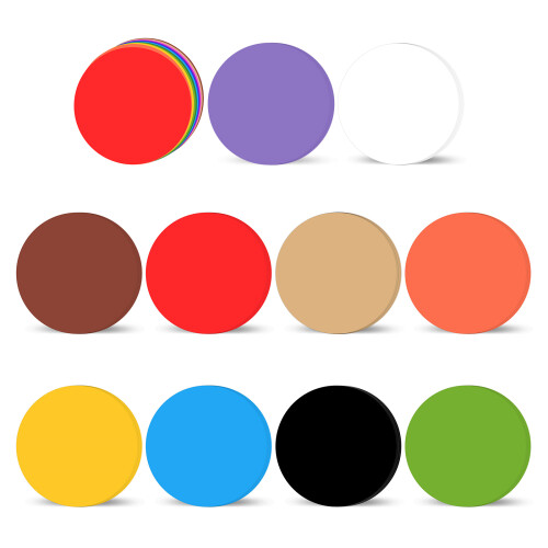 Large Circles 13 Inchieces 20Round Cutouts-20 sheets lemon yell 1