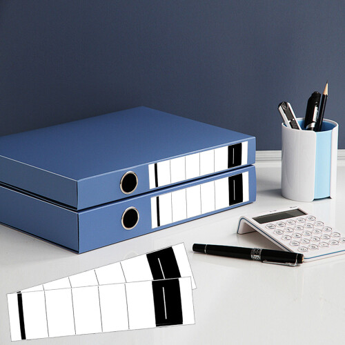 100Pcs Folder Spine Sticker Folder Spine Labels-5.4 cm 2