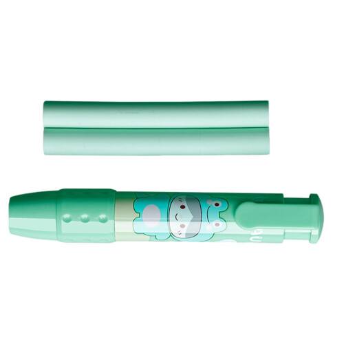 Retractable Erasers with Refills Cartoon Mechanical-Frog prince