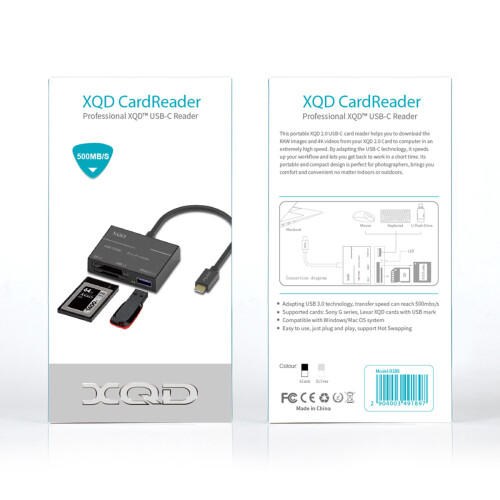 F3 Type-C Lesegerät Usb3.0 Für Schwarz 1