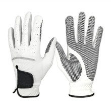 Golf gloves, men's golf gloves, left right hand, soft, breathable with nonslip granules, golf gloves, golf accessories 1 pair. M
