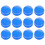 12Pcs Openable Raffle Balls Colored Party Props 1