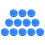12Pcs Openable Raffle Balls Colored Party Props 4